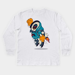 Flying Speed Kids Long Sleeve T-Shirt